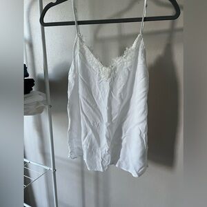 Abercrombie and Fitch White Lace Cami